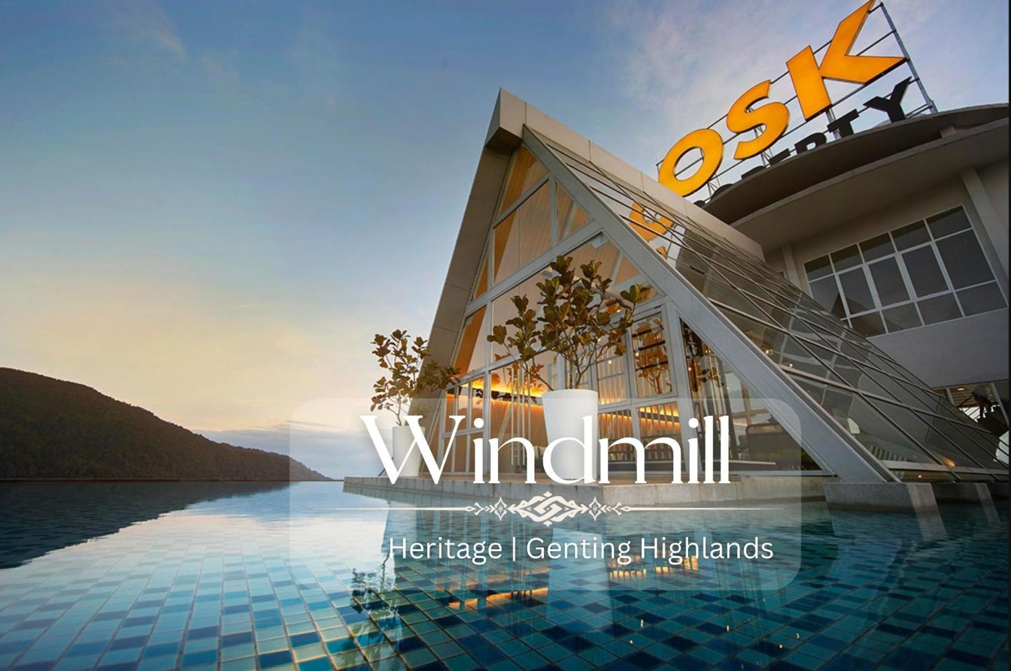 Windmill Upon Hills Luxurious Sky Villa 360 Sky Pool Heated Pool Mountainous Genting View Genting Highland By Heritage Genting Highlands Exteriér fotografie