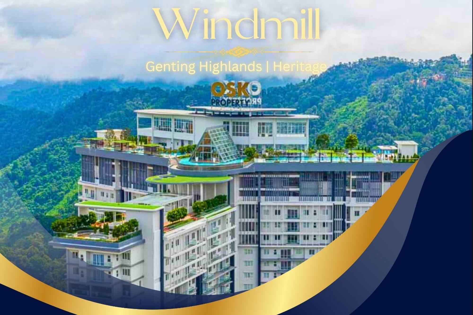 Windmill Upon Hills Luxurious Sky Villa 360 Sky Pool Heated Pool Mountainous Genting View Genting Highland By Heritage Genting Highlands Exteriér fotografie